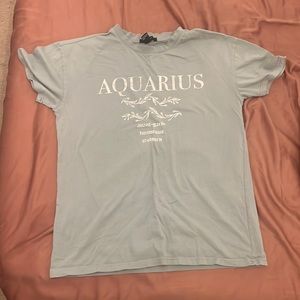 Sage Green Aquarius shirt